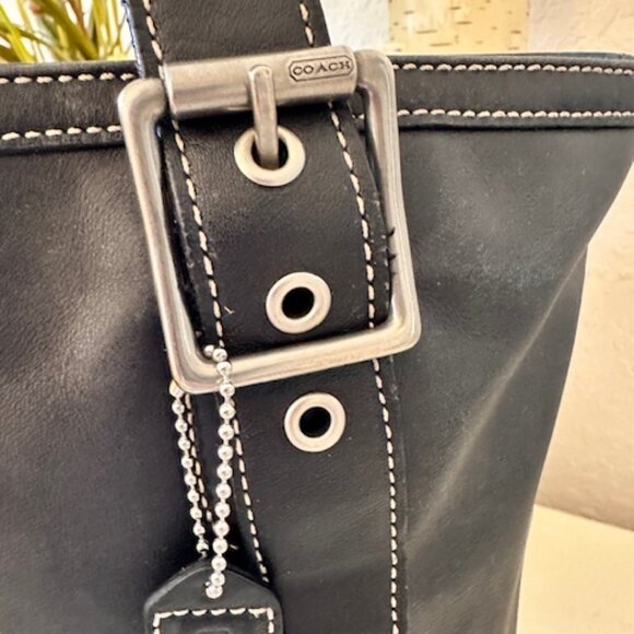 RESTORED Vintage Coach "Hampton" CarryAll Tote Bag-VGVC - Picture 2 of 11